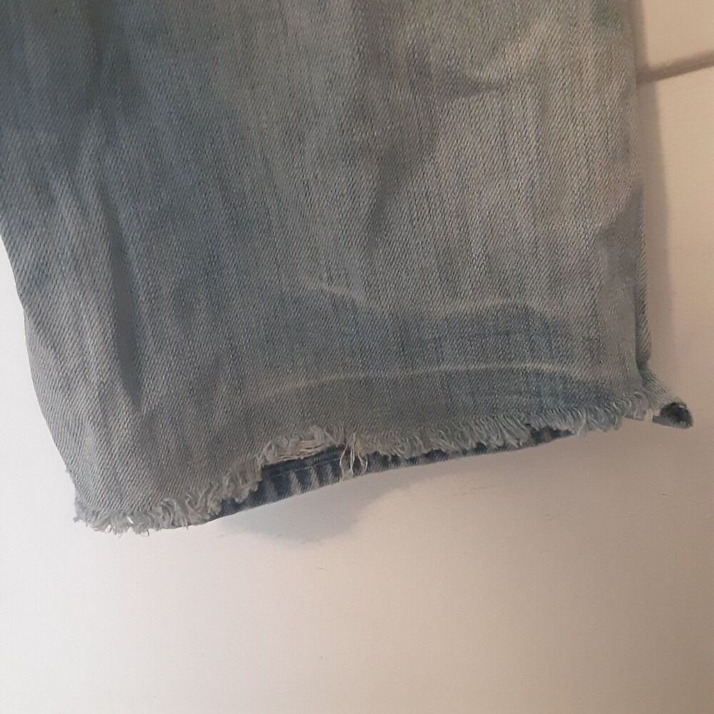 BKE Fulton Jeans Men's 29R Bootcut Low Rise Medium Wash Blue Stretch Distressed - Picture 9 of 13